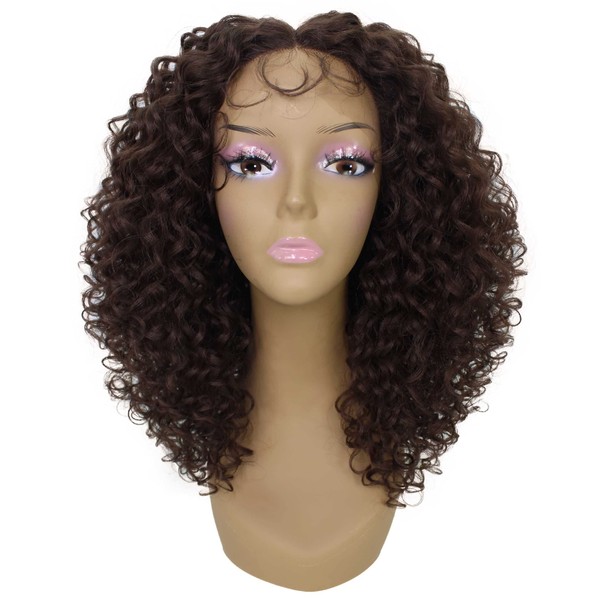 LUXLUXE Precious Curly Curly 17 in Long Lace Front Wig,