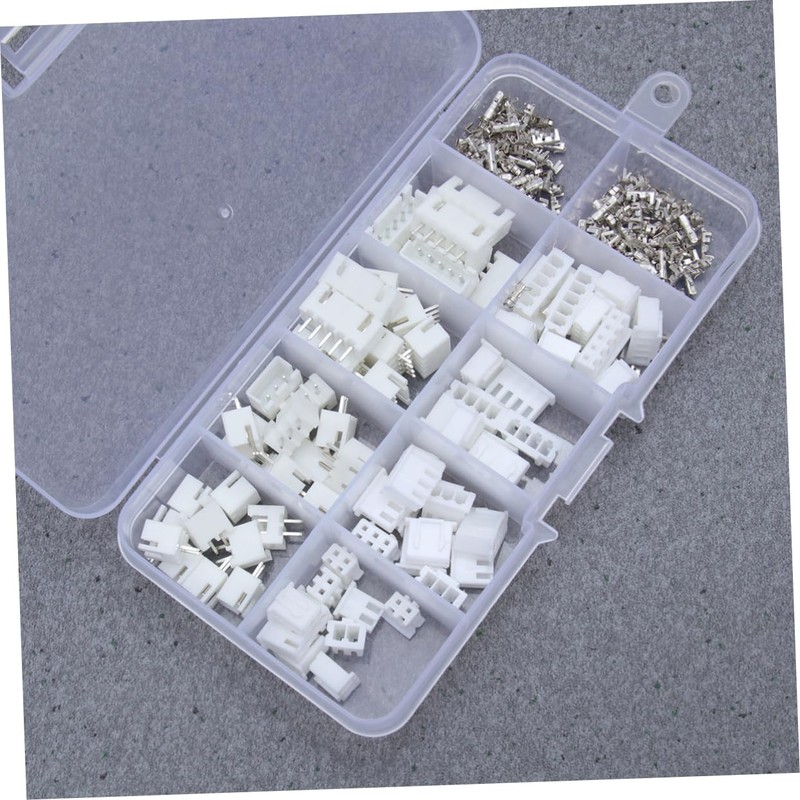 Gatuida 150 PCS Jst Connector Kit Pin Housing Set with
