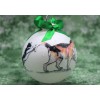 C033 Hand-made Christmas Ornament cat kitten - calico momma leading