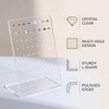 Earrings Stand Display, 72 Holes Acrylic Earring Holder Organizer, Ear