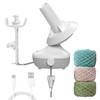 Etcokei Wool Roller, Electric Yarn Winder for Crocheting, Wool Unwinder