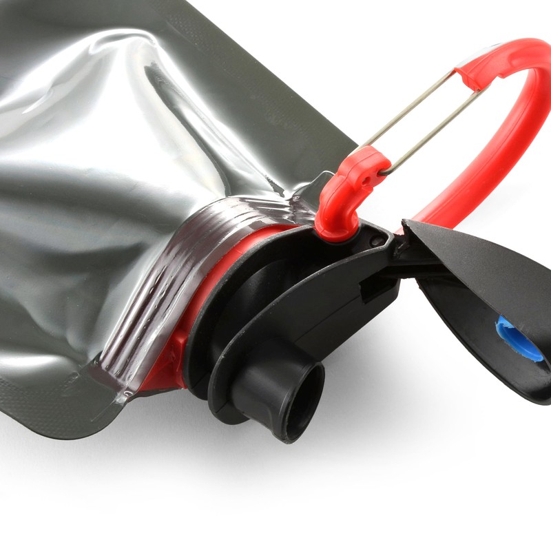 Ganzoo © Drinking Bag with Carabiner, Pack of 3, Water