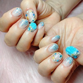 MunNail Shellfish Nail  - Long Oval / MunNail 조개네일  - 롱오벌