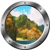 Nature Scene Wall Decal Porthole Window Decal 3D Wall Sticker