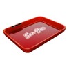 LED Light Up Rolling Tray, Decorative Serving Food Tray, Vanity,