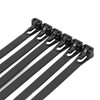 Motorcycle Front Number Plate Matte Black, Easy to Install License