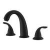 sumerain Matte Black Roman Tub Faucet with Valve, 3 Hole
