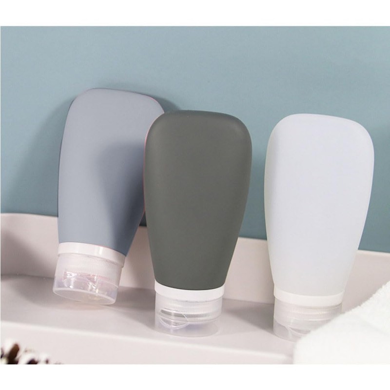 3 Travel Bottles, 3.4 fl oz (90 ml), Travel Shampoo