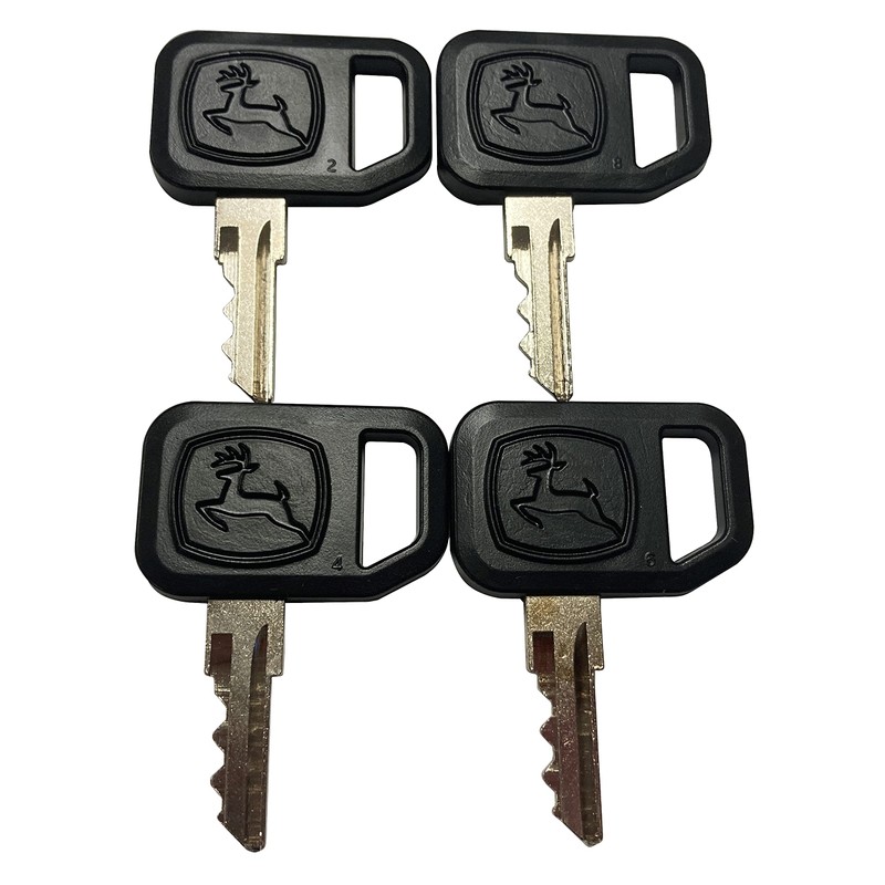 John Deere (4-Pack) Original Equipment Key - AM131841,4