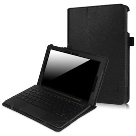 Fintie Case for Nextbook Flexx 9 Tablet, Premium Vegan Leather Folio Cover with Auto Wake and Sleep Feature for Nextbook Flexx 9 8.9 Inch NXW9QC132 Tablet Detached Windows 10 Laptop Notebook, Black