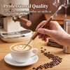 Wood Handle Stainless Steel Coffee Latte Art Pen - Barista