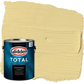 Glidden Total Interior Wall Paint & Primer All-in-One, Wayward Wind/Yellow, Flat, 1 Gallon