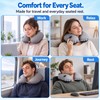 Inflatable Neck Pillow for Airplanes, Travel Neck Pillow