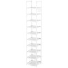 Lanteful Tall Narrow Shoe Rack 10-Tier Skinny Shoe Shelf Storage