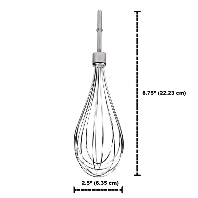 Univen Hand Mixer Stainless Steel Pro Whisk Compatible with KitchenAid