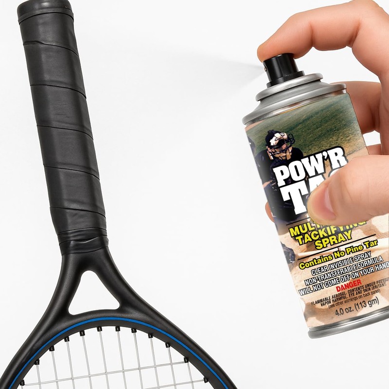 Pow’r Tac Grip Spray Adhesive for Sticky Baseball Bat Grips,