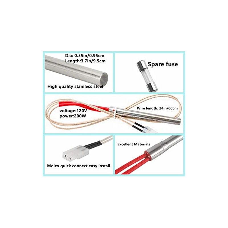 Fire Pot Burn Pot and Hot Rod Ignitor Kit Replacement