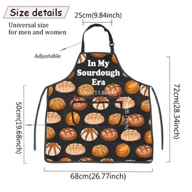 Sourdough Bread Gift In My Sourdough Era Baker Aprons With Pocket Sourdough Master Gifts Sourdough Starter Apron (In My Sourdough Era Apron)