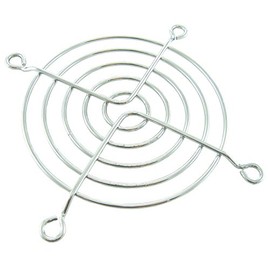 AABCOOLING Grill 80 Silver Metal Grill for 80 mm Fans, 80 mm Fan Grill, 80 mm Dust Filter, Fan Cover, Fan and Filter, Dust Filter, 80 mm Fan Filter