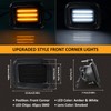 D-Lumina Smoked Len 3-Row Full LED Front Corner Side Marker