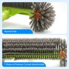 Pool Brush Head with Round Ends, 12.5'' High-Efficiency Pool Brush