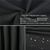 ROHSCE Hookless Shower Curtain Set with Snap-in Liner, 250GSM Waffle