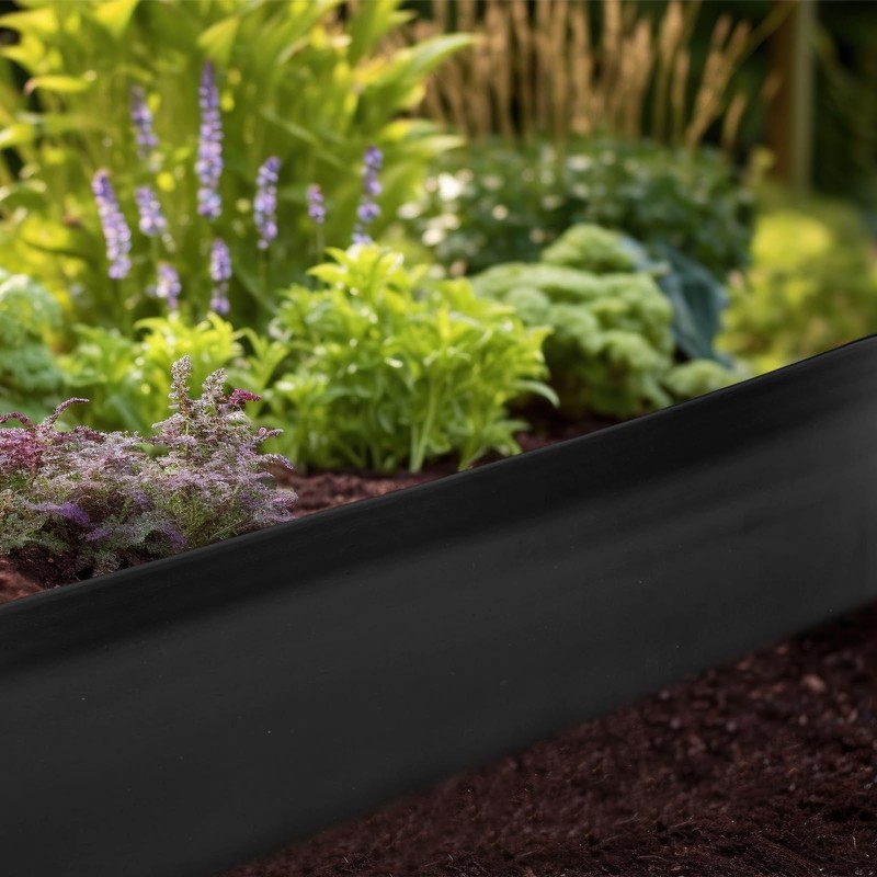 FoldTier 8 Inch Tall 33ft Garden Landscape Kit with Hammer