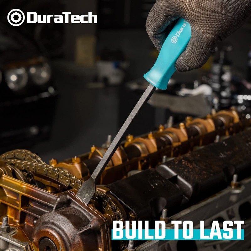 DURATECH Gasket Scraper Set, 3-Piece, 3/4",1",1-1/2", Sharp Edge, Drop Forged