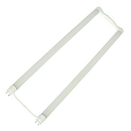 GE 43145 Glass LED U-Bend Lamp, Frosted, 5000K (Stark White), 80 CRI, UL, 70,000 Year Lifespan, Dimmable