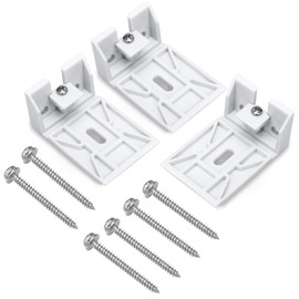 3/4" Blinds Shade Brackets Blind Clips Replacement Parts for Hunter Douglas Duette, Honeycomb, Cellular and Applause Shades, Stanard Pull Cord Brackets (3 Pack, White)