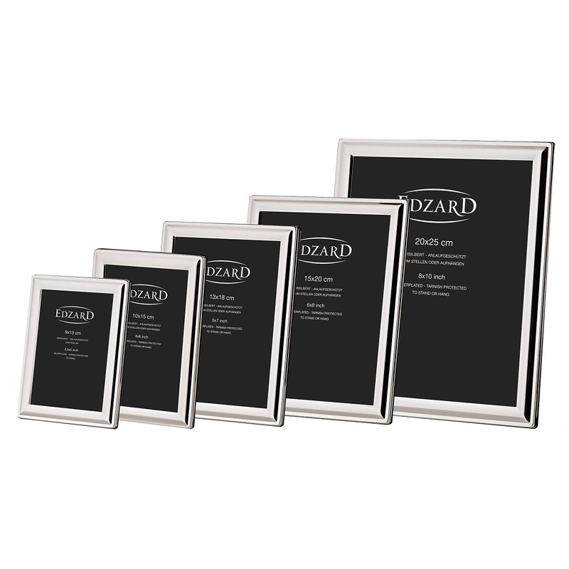 Edzard Photo Frame Terni, 3x5 inch (9x13 cm), Silver Plated