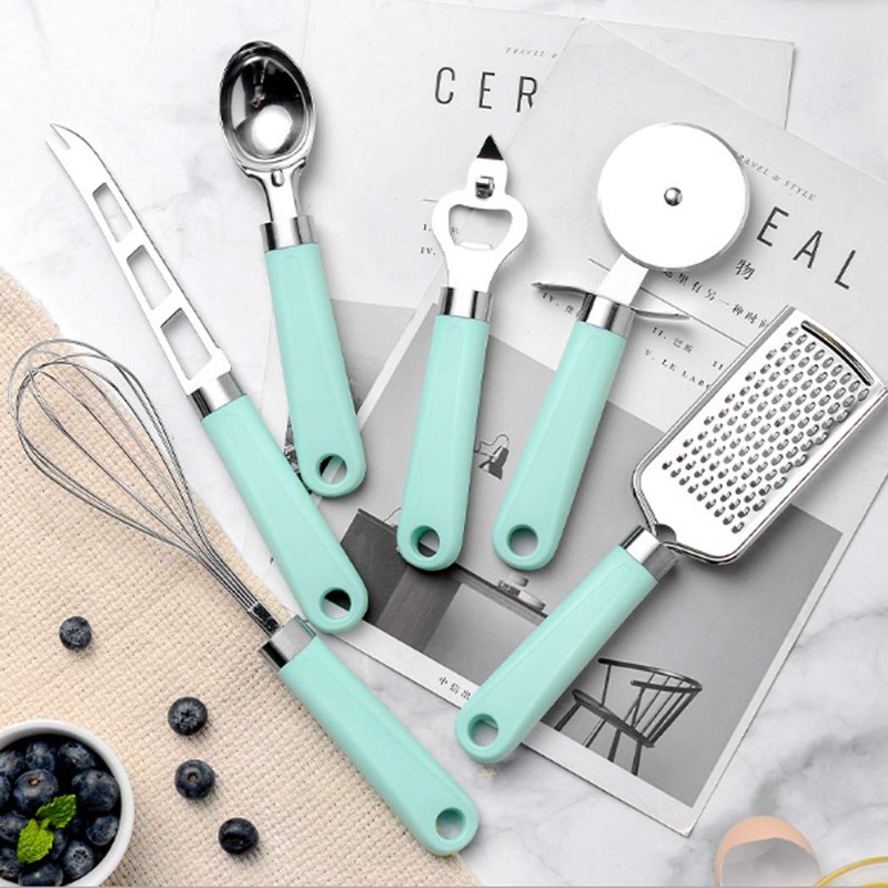 Hoshen 9-Piece Stainless Steel Kitchen Utensil Set(Original Box), Small Cookware