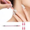 SinceReal 6 Pcs Rhinestone Picker Tool, Rhinestone Picker Dotting Wax