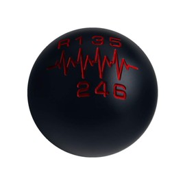 DEWHEL Sphere Shift Knob 6 Speed Heartbeat SR LITE 200 Gram Weighted Aluminum Short Throw Shifter Reverse Left M12x1.25 M10x1.5 M10x1.25 M8x1.25 Black
