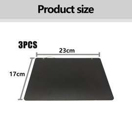 3 PCS Mini Chalkboard Signs, Small Chalk Board for Wall with Jute Rope, 23x17cm Size Mini Blackboards, Outdoor Chalkboard Black Board Chalk Boards for Door and Wall Decor