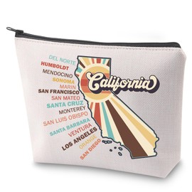 ZJXHPO California Trip Travel Case California State Travel Gift California Journey Souvenir California Vacation Gift (California)