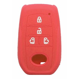 Sienta Key Cover 4-Button, Toyota-Specific Design, Smart Key Case, New Model, Key Case, Noah 90 Series, New Model Voxy, VOXY NOAH 90 Series, Toyota Car Use, red