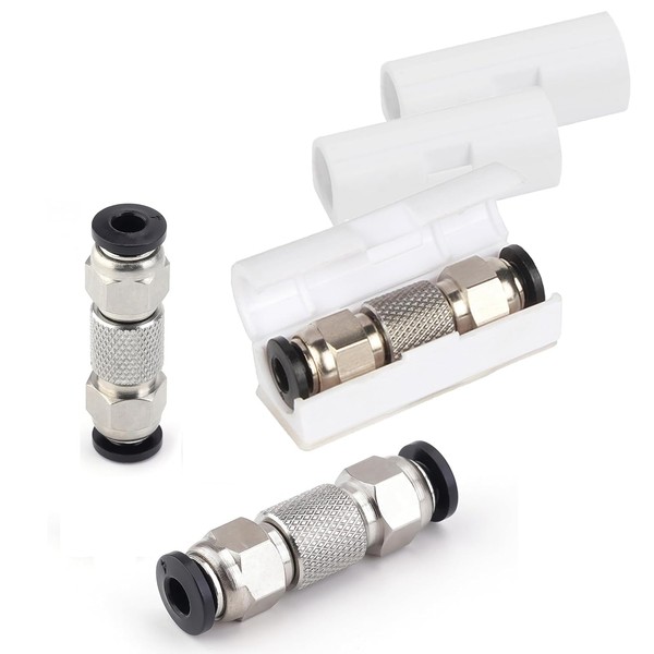 Bambu Lab Upgrade PTFE Tube Connector - 1PCS/3PCS Stainless Steel,