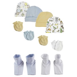 UD_Baby Boys Caps, Booties And Mittens (pack Of 10) Nc_0340