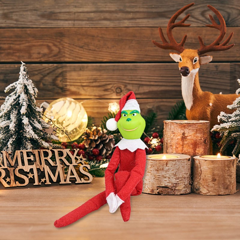 XehCaol Grinch Elf Plush Toy Cuddly Toy Gnome Christmas Elf