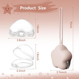 4 Pack Pacifier Holder Case,2pcs Silicone Portable Pacifier Pouch and 2pcs Transparent Nipple Holder Case Container, On-The-GO Pacifier Storage Container Box,BPA Free, Easy to Clean（Green+Blue）