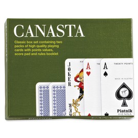 Gibsons Canasta Double Deck Playing Cards from Piatnik | Card Game | Pack of cards