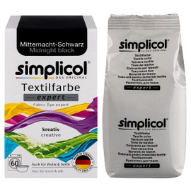 Simplicol Expert Textile Dye for Creative and Easy Dyeing - 18 Colours - Washing Machine & Manual Dyeing