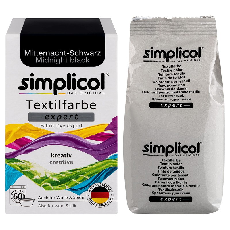 Simplicol Expert Textile Dye for Creative and Easy Dyeing -