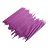50Pcs Knitting Needles Purple Assorted Size Stainless Steel Ergonomic Metal