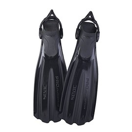 Seac Propulsion S - Open Heel Scuba Diving Fins with Sling Strap– Made in Italy L/XL BLACK