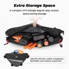 KEMIMOTO UTV Roll Bar Triangle Storage Bag, Water Resistant Universal