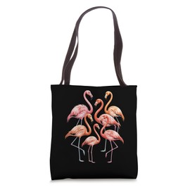 Funny Flamingo Saying Tropical Bird Group Lake Women Men Tote Bag
