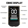 E-Bike Display Electric Bicycle Compatible with Bafang BBS01 BBS02 BBS-HD