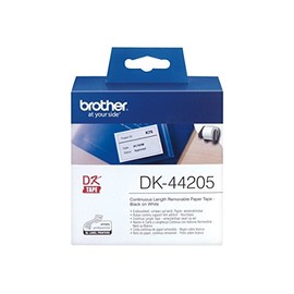 Brother DK44205 Removable White Paper